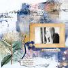 Digital scrapbook layout by Marijke using The Blues Collection