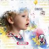 digital scrapbook layout by Dady using Circus Circus collection