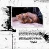 digital scrapbook layout by Zinzilah using "The Art of Ink"