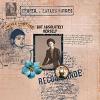 Digital scrapbook layout by Lynn Grieveson using 'Rather Be Me' collection
