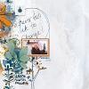 Digital scrapbook layout by Lynn Grieveson using "A Time of Change" collection