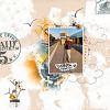 Digital scrapbook layout by AJM using "A Time of Change" collection