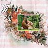 Digital scrapbook layout by ScrappyHappy using Natura Collection