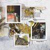 Digital scrapbook layout by AJM using Cabin in the Woods by Lynn Grieveson