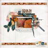 Digital scrapbook layout by cfile using "Fall Inspired" templates