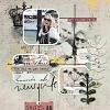 Digital scrapbook layout using "My New Life" cards by Lynn Grieveson