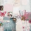 Digital scrapbook layout by Lynn Grieveson using Hear My voice: Loving collection