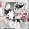 Digital scrapbook layout by Olga using "Hear My Voice: Loving" collection