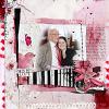 Digital scrapbook layout by San using "Hear My Voice: Loving" collection