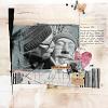 Digital scrapbook layout by Annsofie using "Hear My Voice: Loving" collection