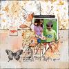 Digital scrapbook layout by chigirl using 'Before and After' Collection