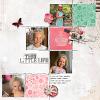 Digital scrapbook layout by janeDee using 'This Little Life"