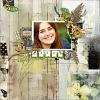 Digital scrapbook layout by Iowan using "Growth Can Be Hard" kit