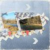 Digital Scrapbook Page by Donna