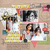 Digital Scrapbook Page by Shivani