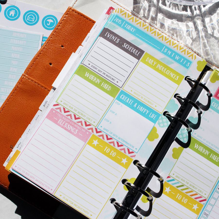 Simply Planned Ready To Go - A2 April 2015 W15-18 Planner Templates ...