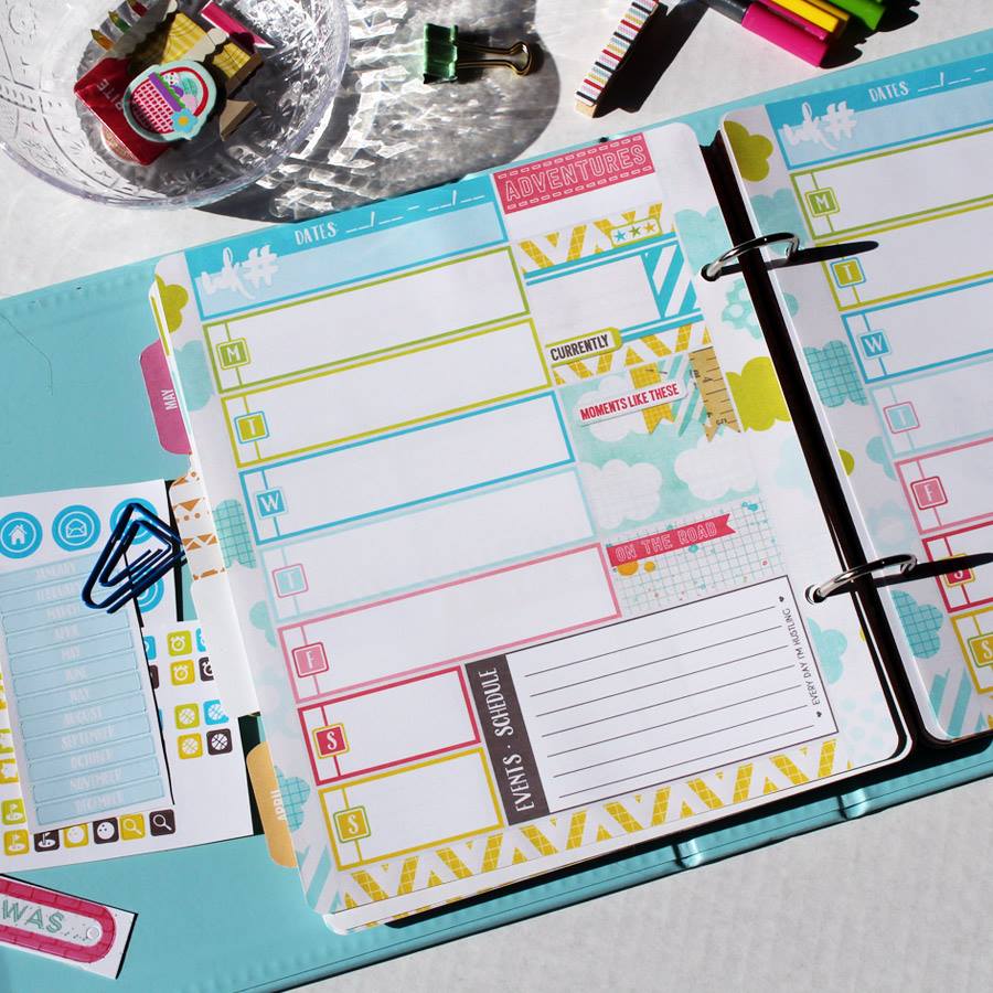 Simply Planned Ready To Go - A5 April 2015 W15-18 Planner Templates ...