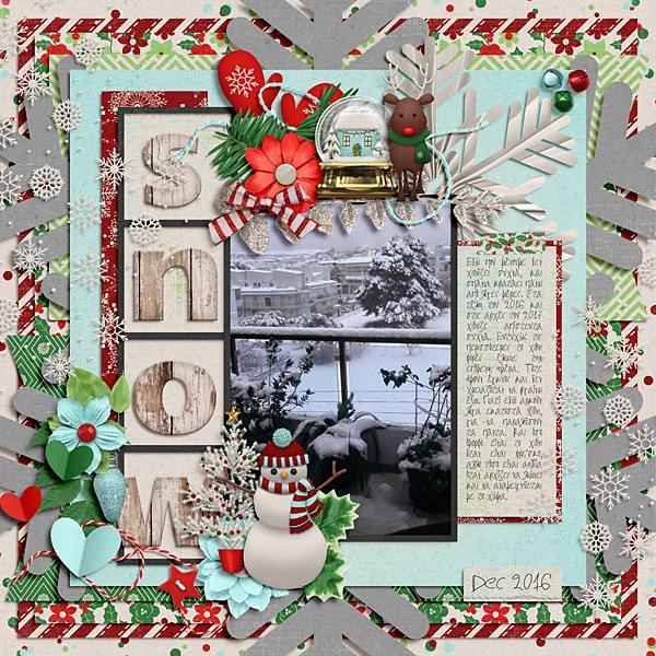 Christmas-Holidays-Christmas Digital Scrapbooking Paper 12x12- 300dp –  Cool Croc Art