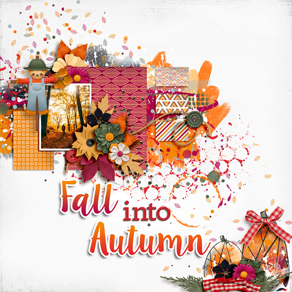 Digital Scrapbooking Kits, November Basics Page Kit-(Kmess), Everyday,  Seasons - Autumn