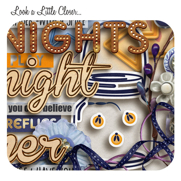 NIGHT LIGHTS | Digital Scrapbooking Kit | by ForeverJoy Designs