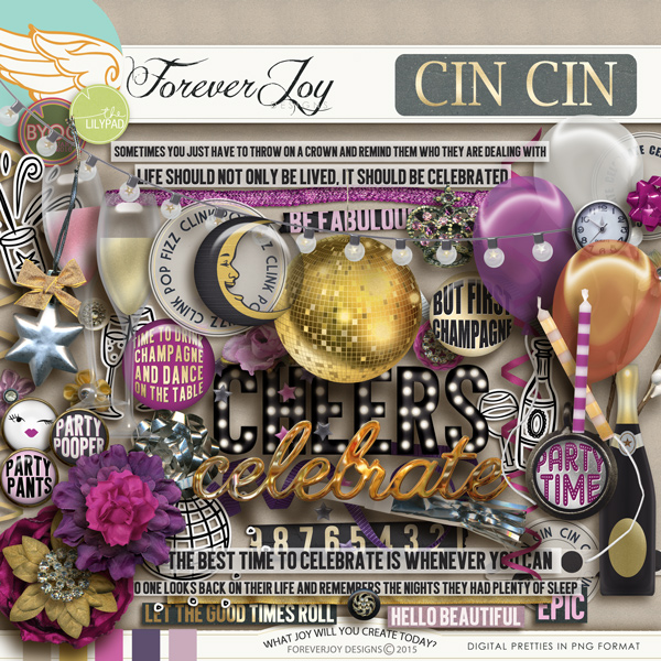 Digital Scrapbooking | CIN CIN by ForeverJoy Designs