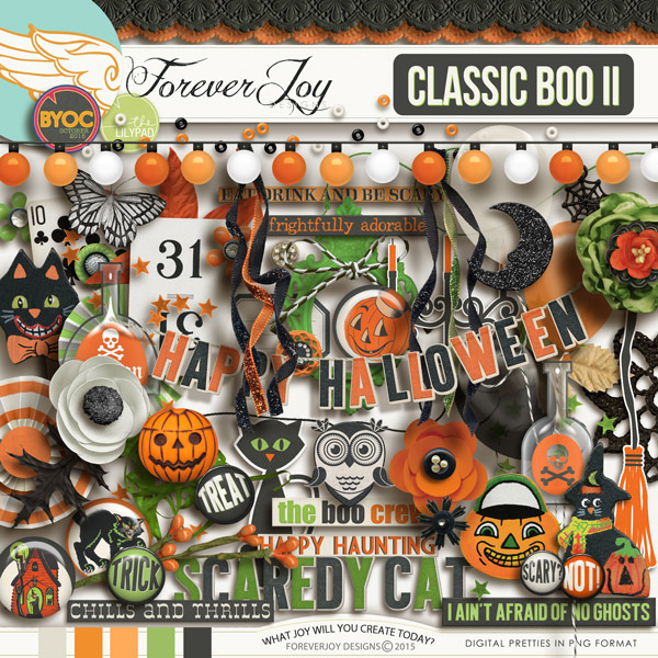 Classic Boo II | Digital Scrapbooking | ForeverJoy Designs