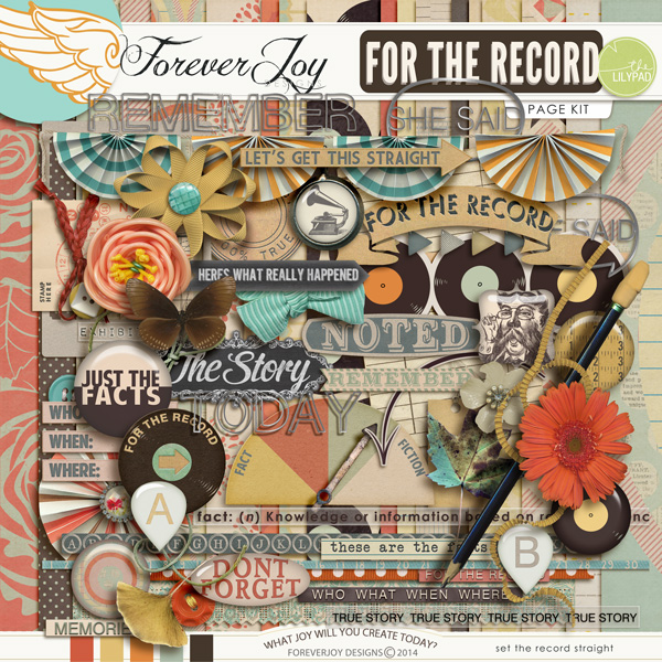 FOR THE RECORD | by ForeverJoy Designs