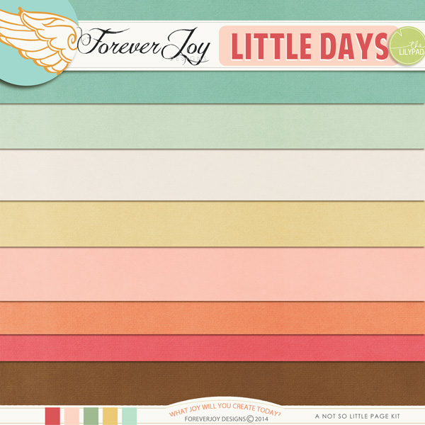 LITTLE DAYS | by ForeverJoy Designs