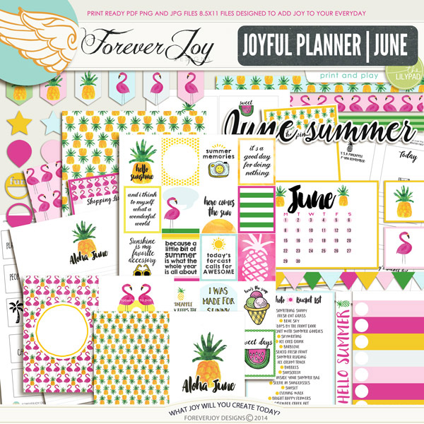 Planners | Joyful Planner | by ForeverJoy Designs