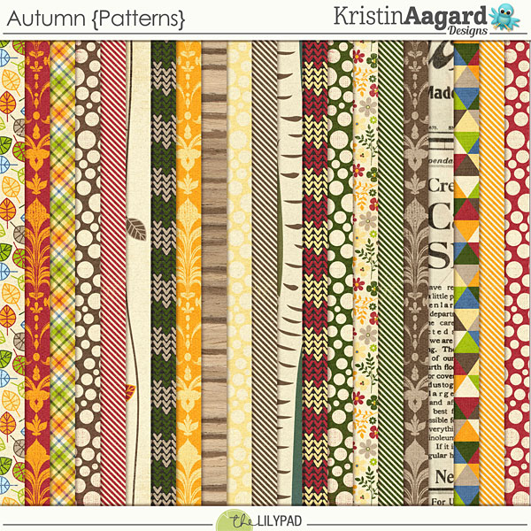 Digital Scrapbooking Kits, November Basics Page Kit-(Kmess), Everyday,  Seasons - Autumn