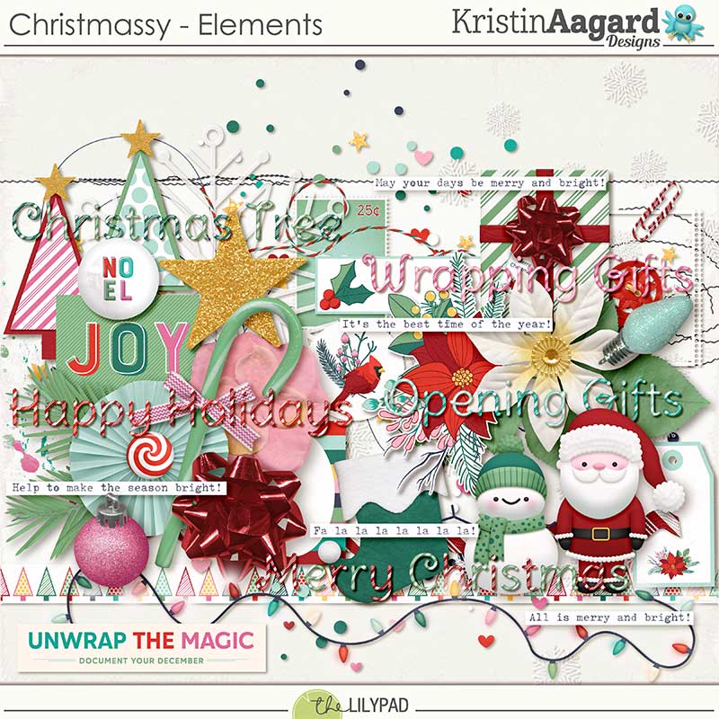 Virtual Subscription Merry Lil Christmas Journal Kit