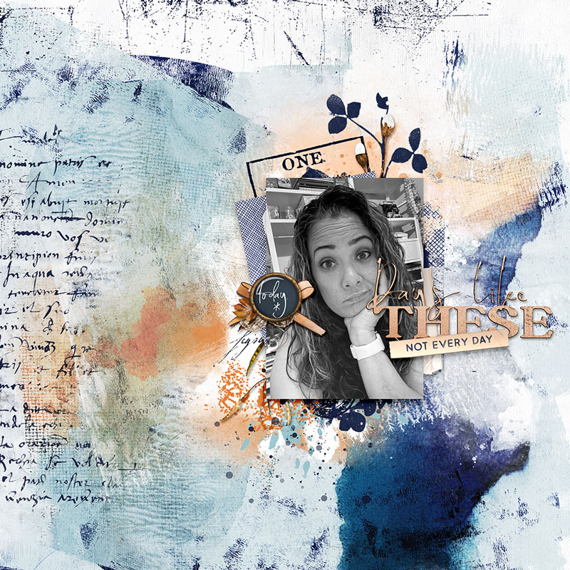 Digital Scrapbook layout using Days Like These collection by Mywisecrafts