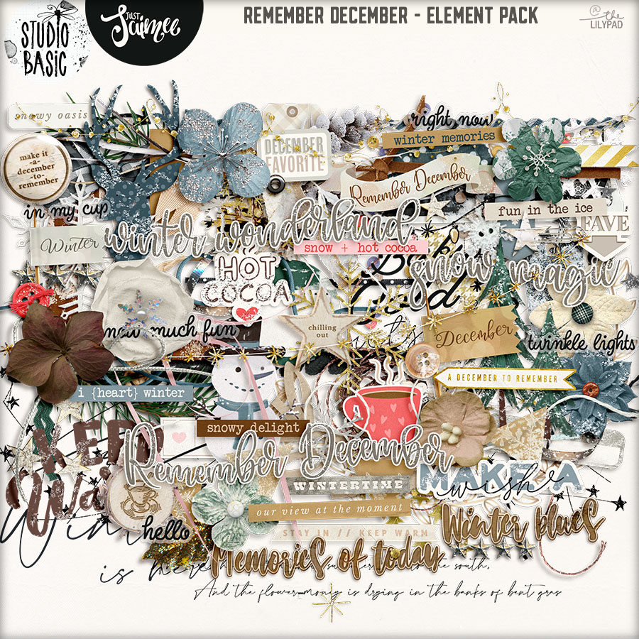Remember December Bundle Collection Collab with Just Jaimee & Studio Basic