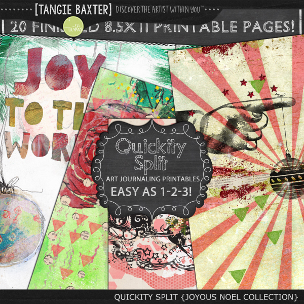 Quickity Split {Art Journaling Workshop} – Tangie Baxter & CO