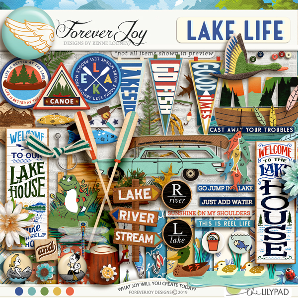 Lake Life Print Tissue Paper 500x750mm Multi Listing