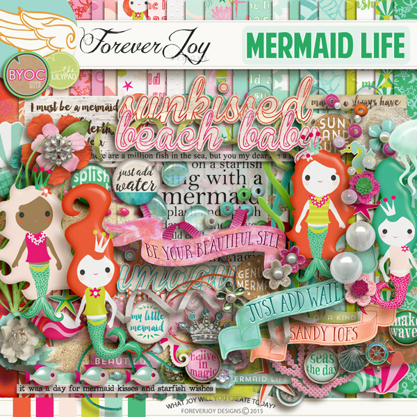 Mermaid Fantasy Sticker Sheet – ikigaipapir