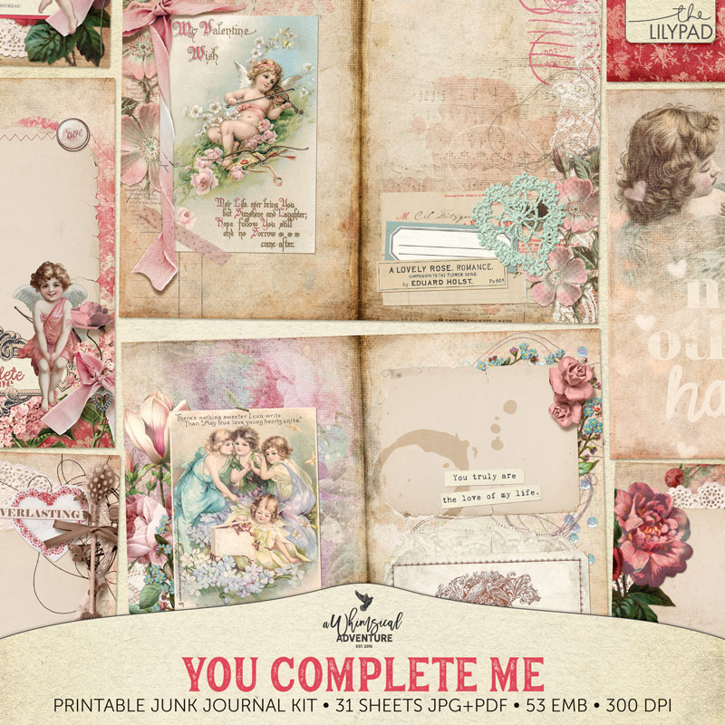 You Complete Me Junk Journal Kit