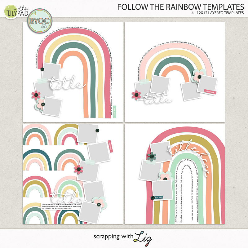 Follow the Rainbow Templates