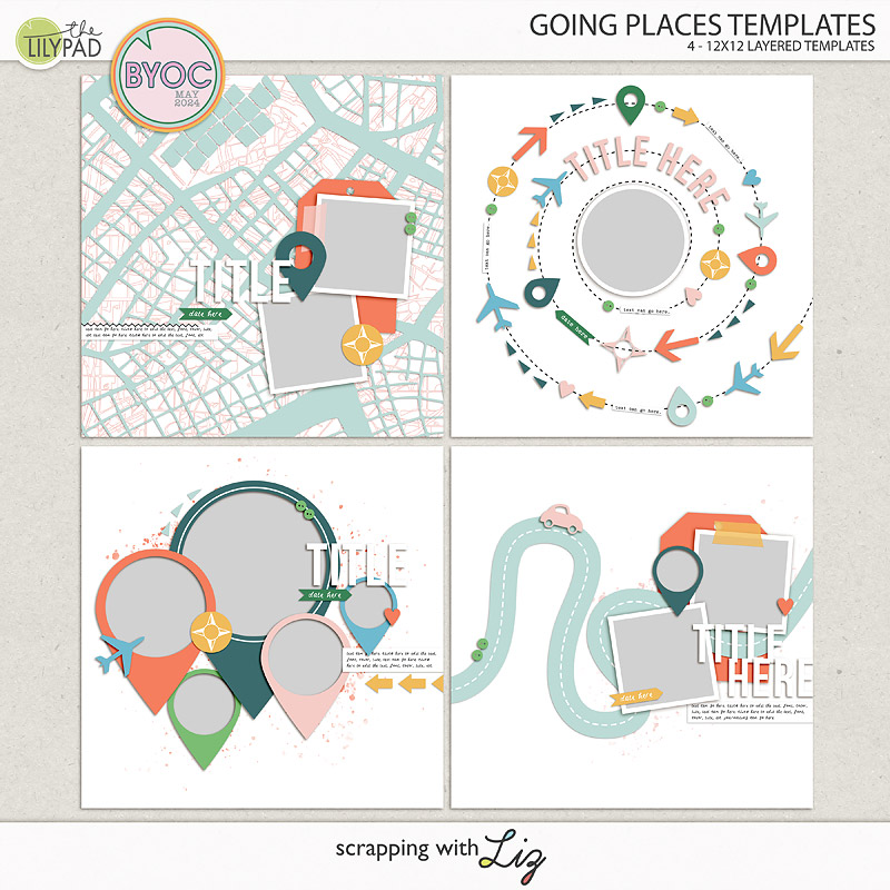 Going Places Templates