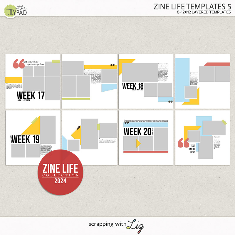 Zine Life Templates 5