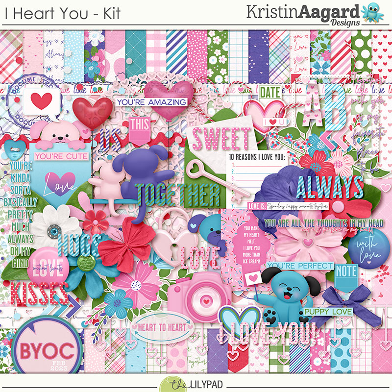 Love, Friendship & Memories Scrapbook Kit | Scrapbook Stickers | with Love  - Scrapbooking & Planner Stickers | 3D Stickers for Card Making