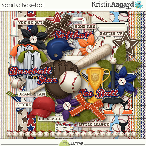 Scrap Booking Kit 11 Sports Themed Pages NEW in package