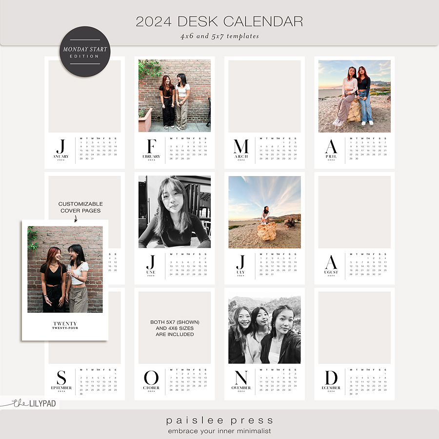 2024 Photo Fun Scrapbooking Calendar
