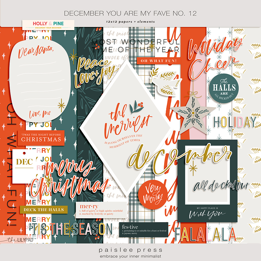 A Love Story Digital Scrapbook Kit by paislee press