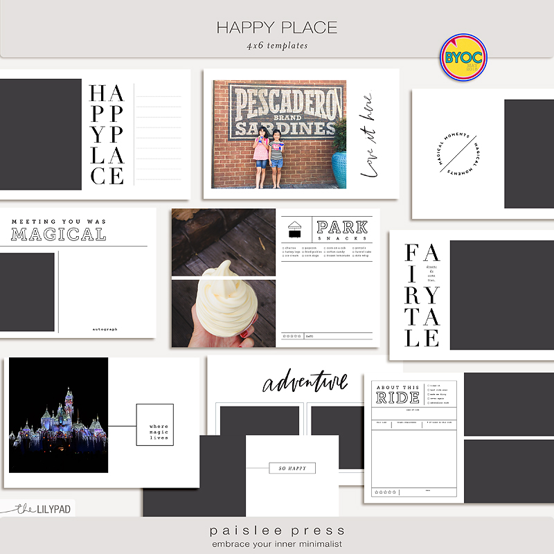 Happy Place Templates by paislee press