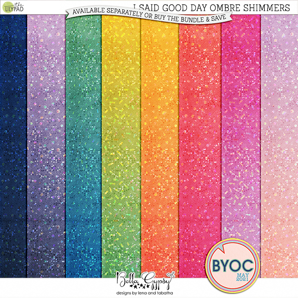 The Lilypad :: Paper Packs :: I Said Good Day Ombre Shimmers