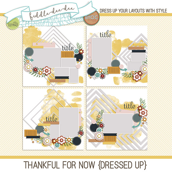 Thankful For Now {Dressed Up} | Fiddle-Dee-Dee Designs
