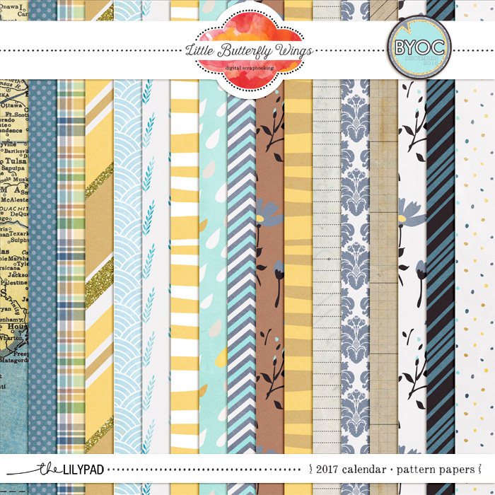 Digital Paper Packs for Scrapbooking The Lilypad