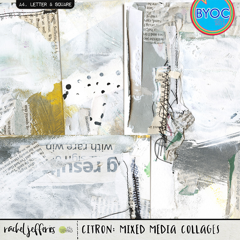 Citron: Mixed Media Collages