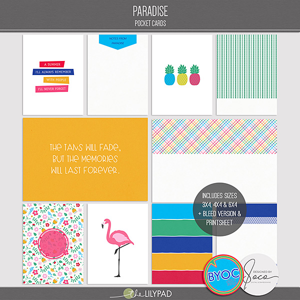 The Lilypad :: Pocket Scrapping :: Paradise